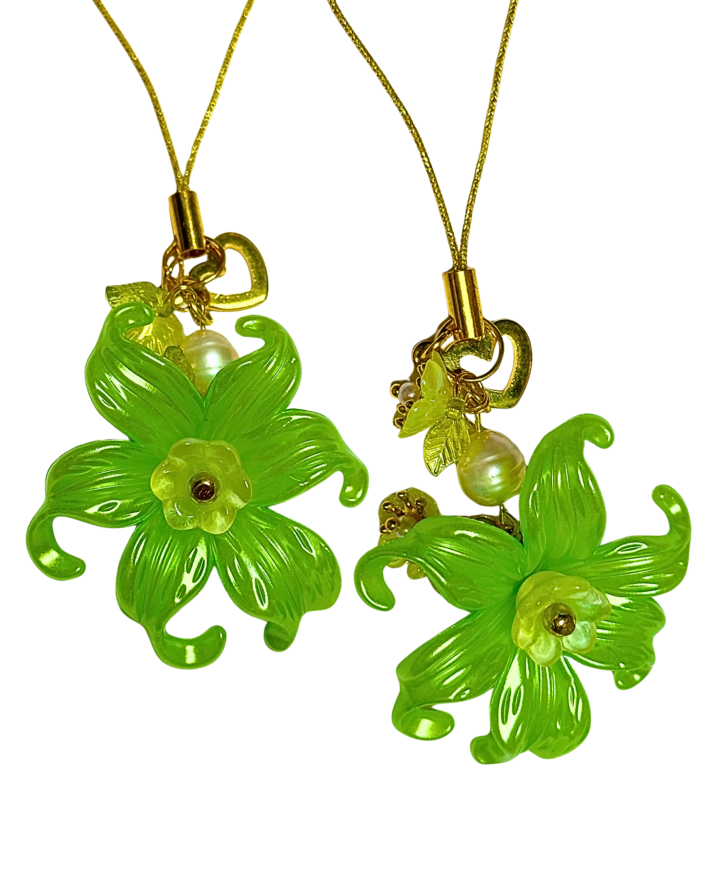 Flower In Bloom Phone Charm
