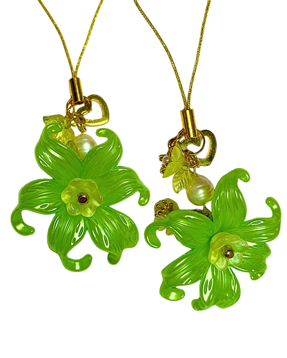 Flower In Bloom Phone Charm
