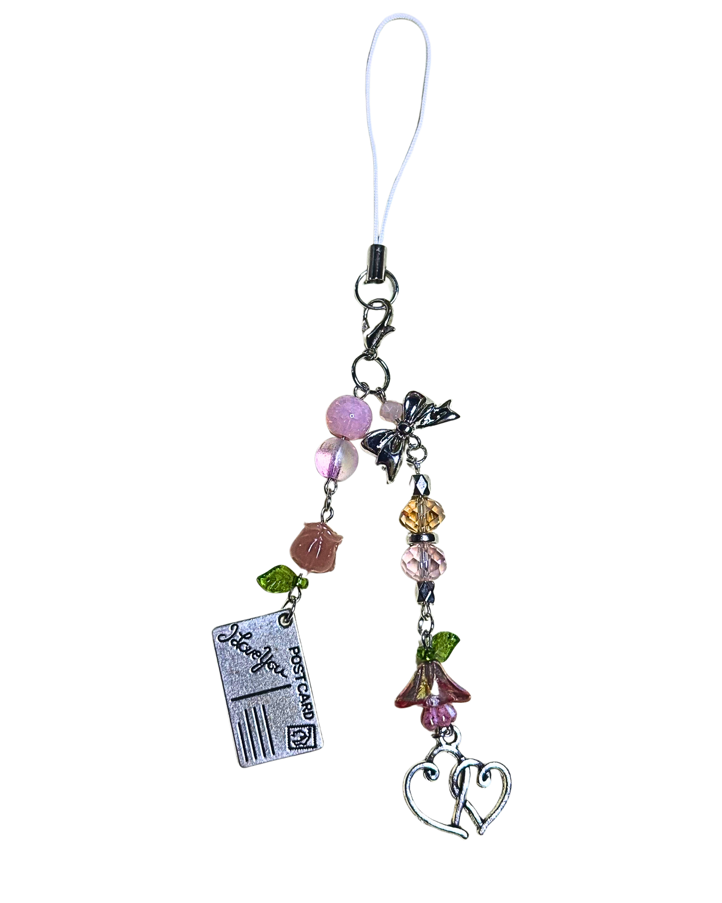 Postcard Phone Charm