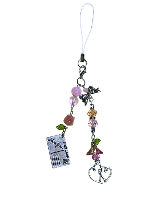 Postcard Phone Charm