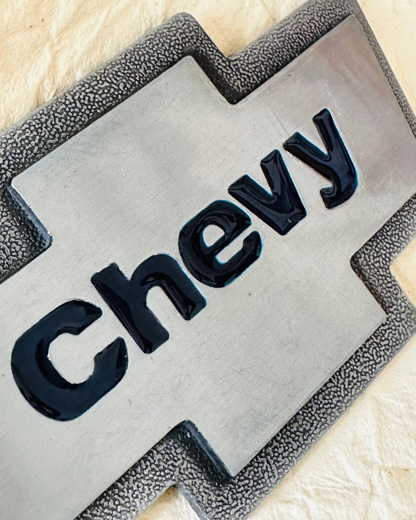 VTG Chevy Metal Belt Buckle