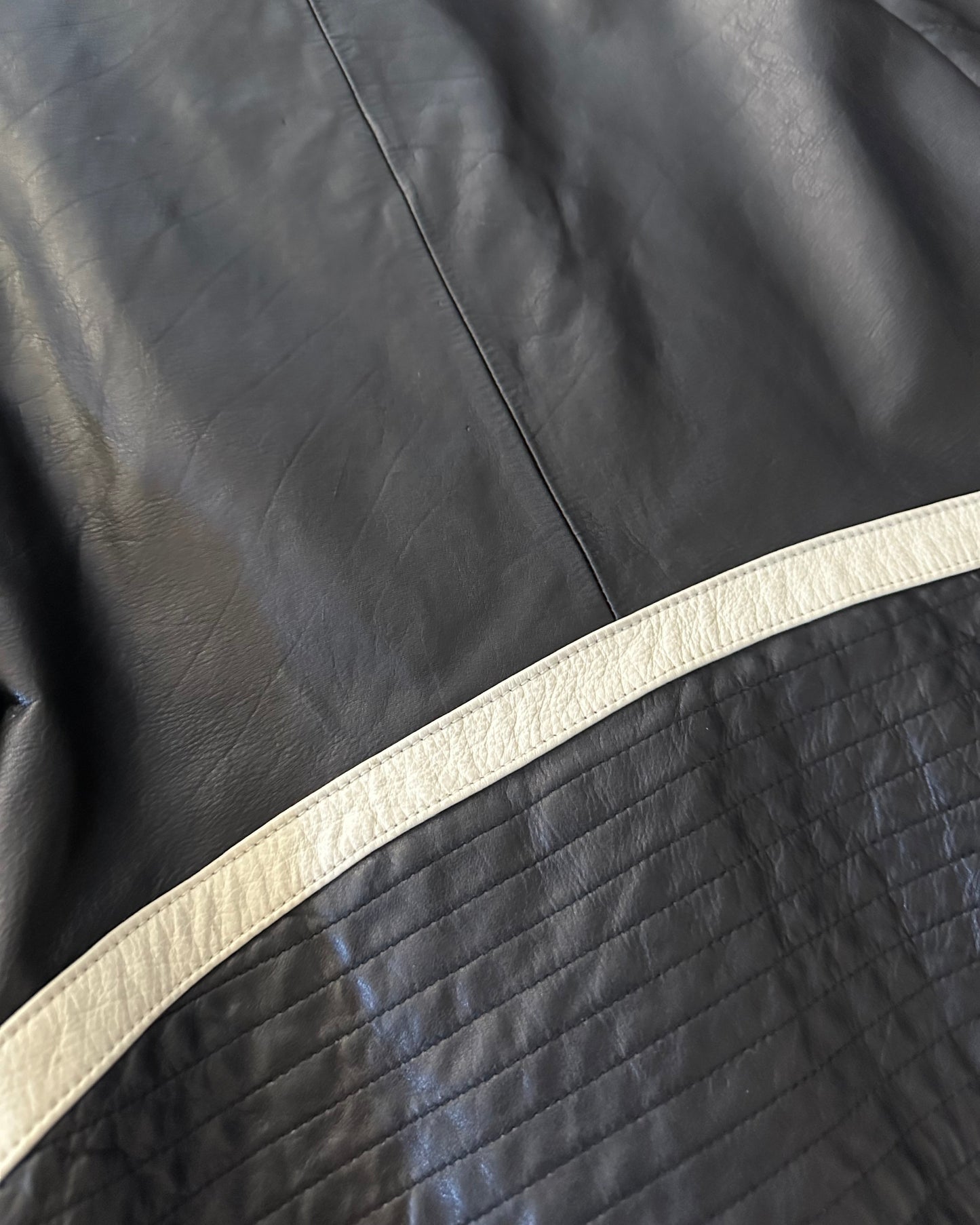 VTG Wilsons Maxima Leather Motorcycle Jacket (L)