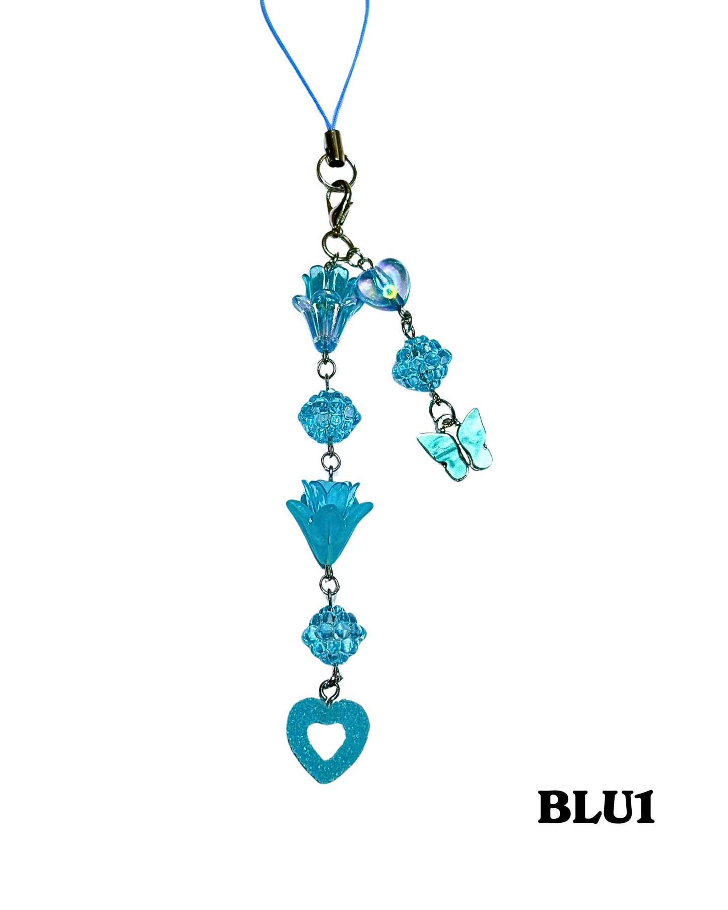Blue Phone Charms