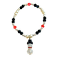 Snowman Glass Pearlized Bracelet