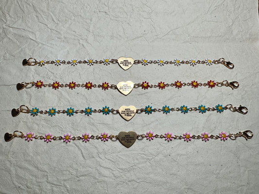 MFPWBIL Flower Chain Bracelet