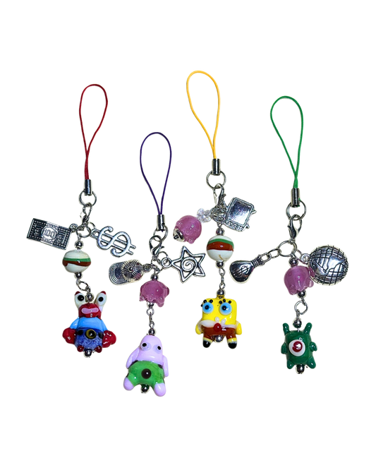 Bikini Bottom Friend Phone Charm