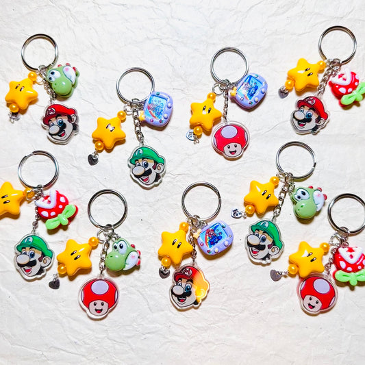 Super Mushroom Kingdom Keychain