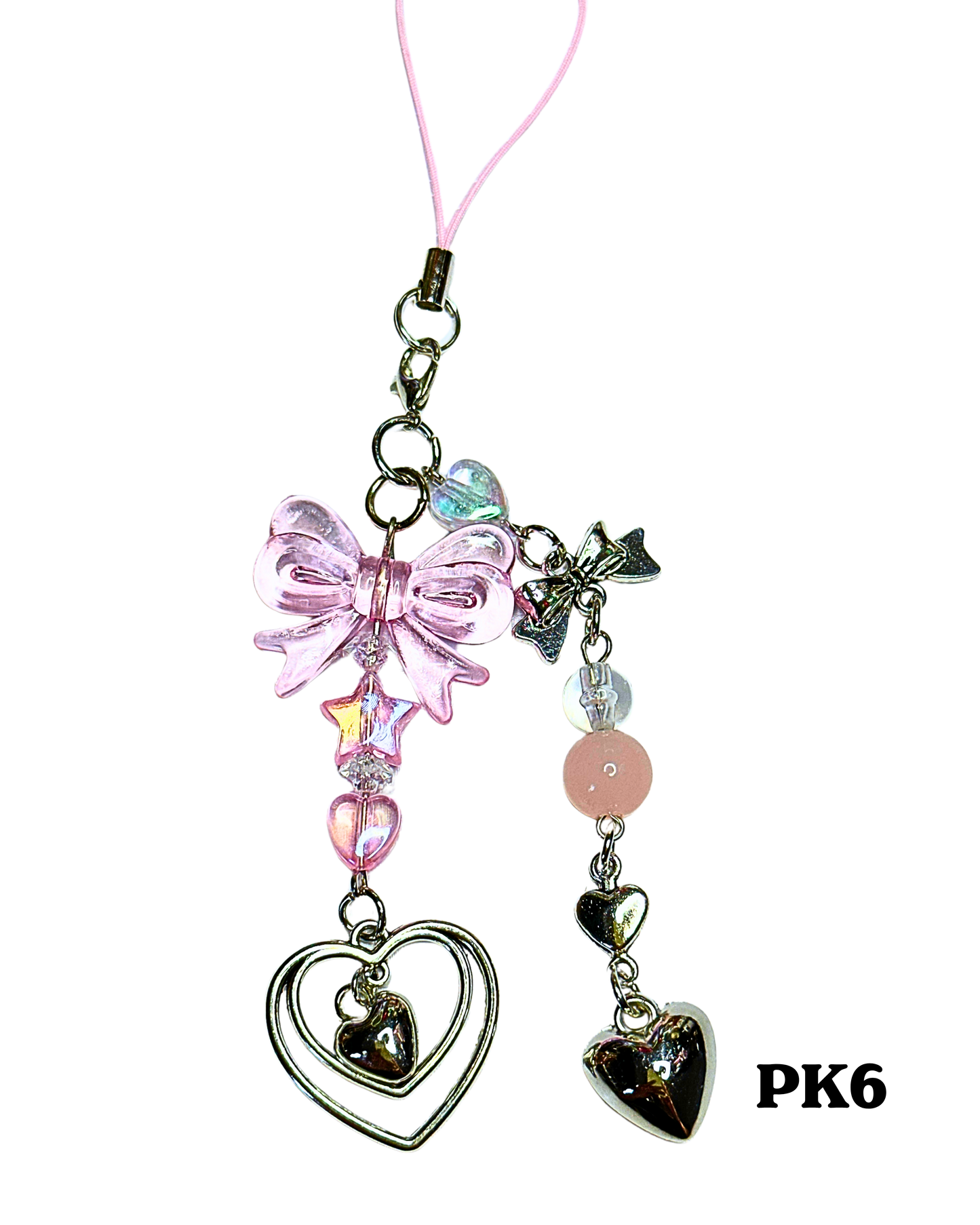 Pink Phone Charms