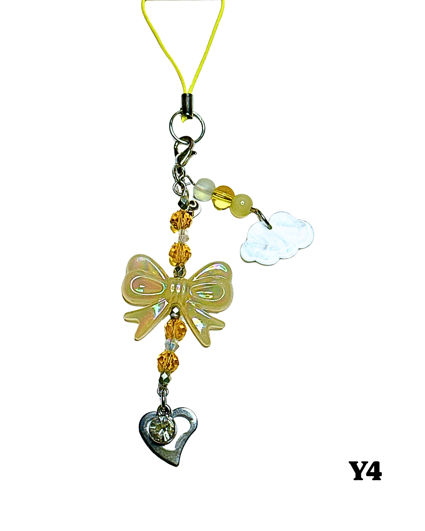 Yellow Phone Charms