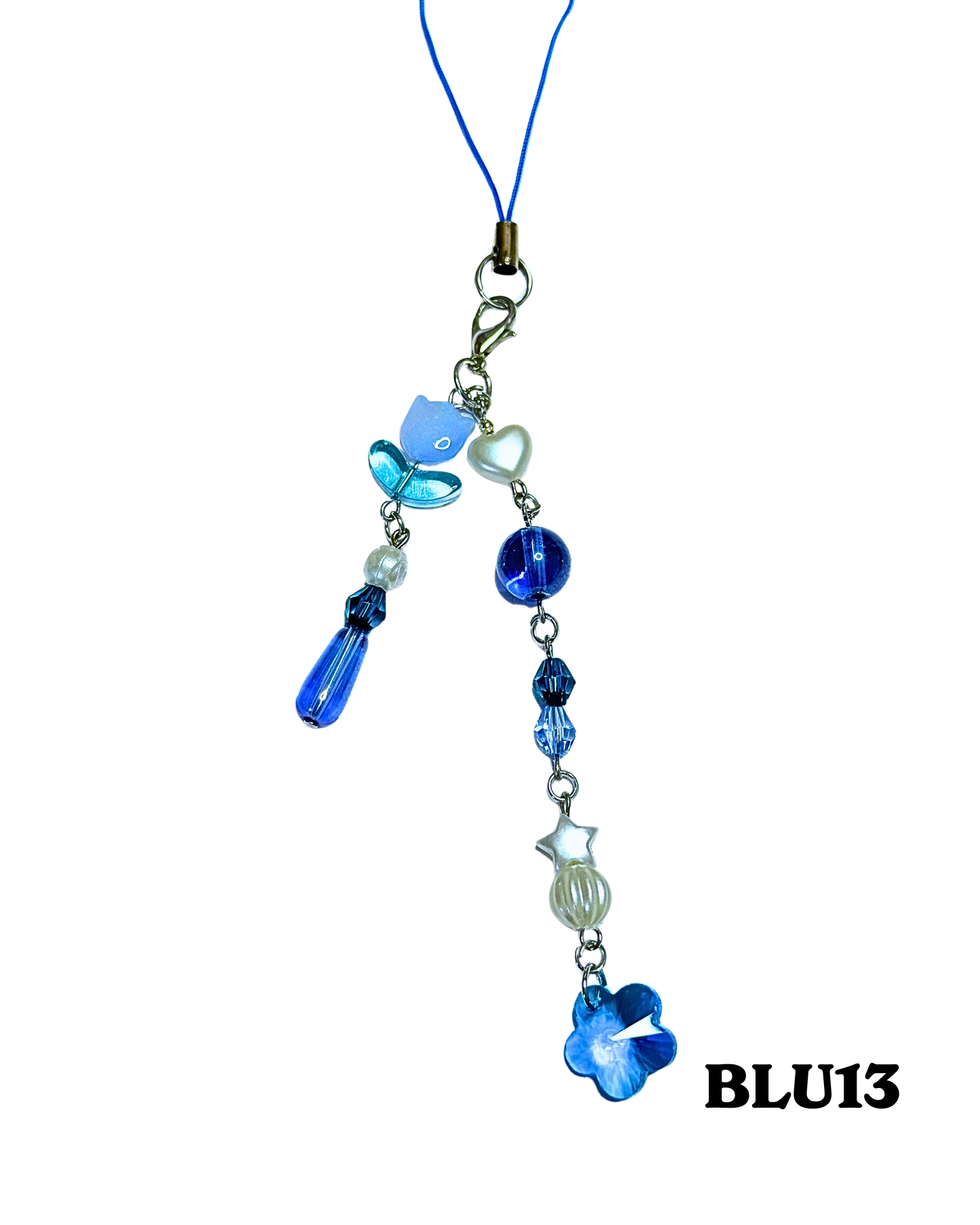 Blue Phone Charms