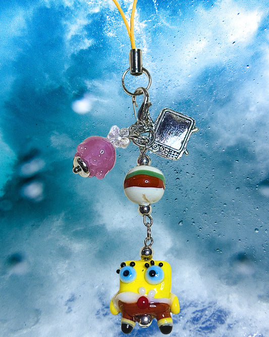 Bikini Bottom Friend Phone Charm