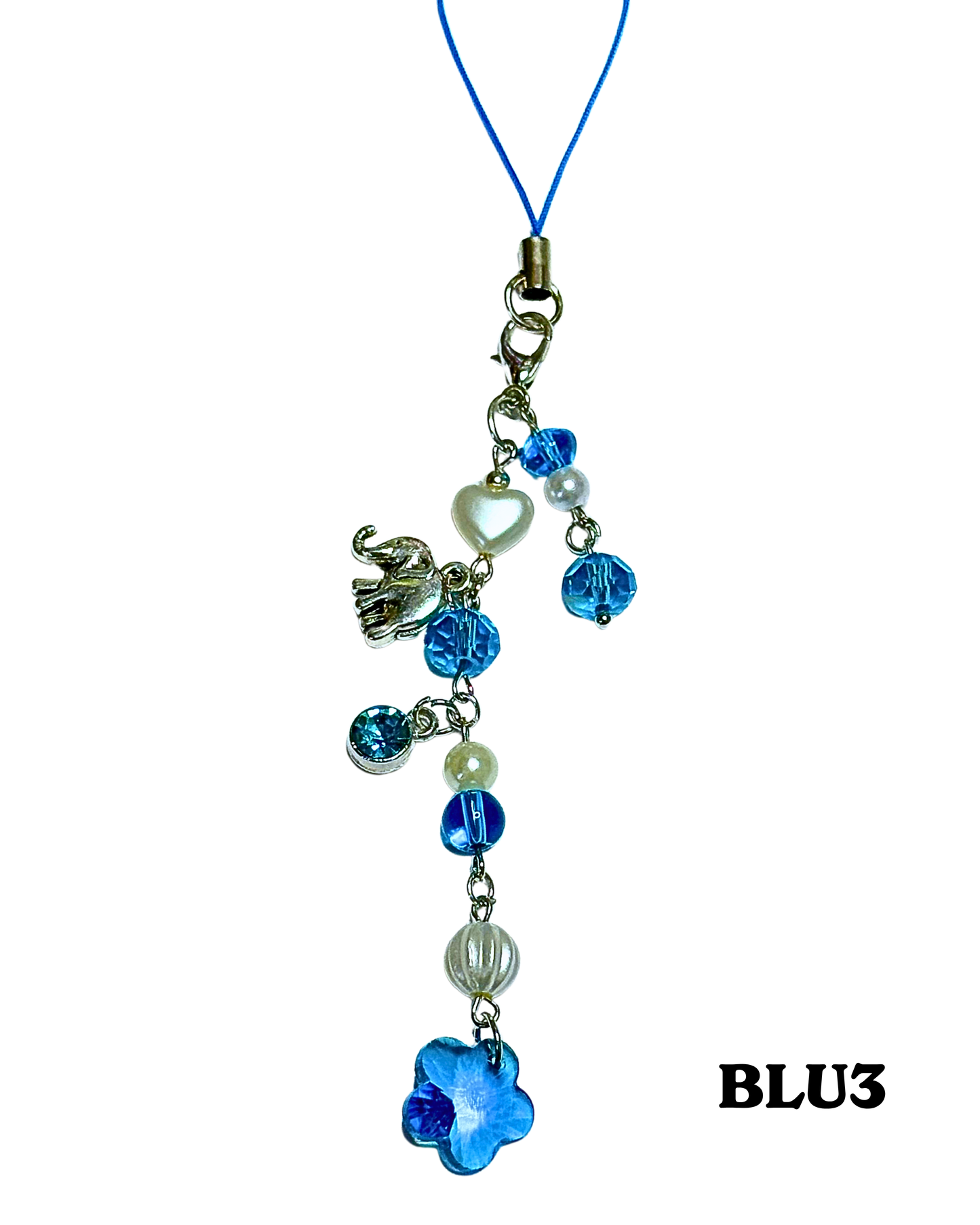 Blue Phone Charms