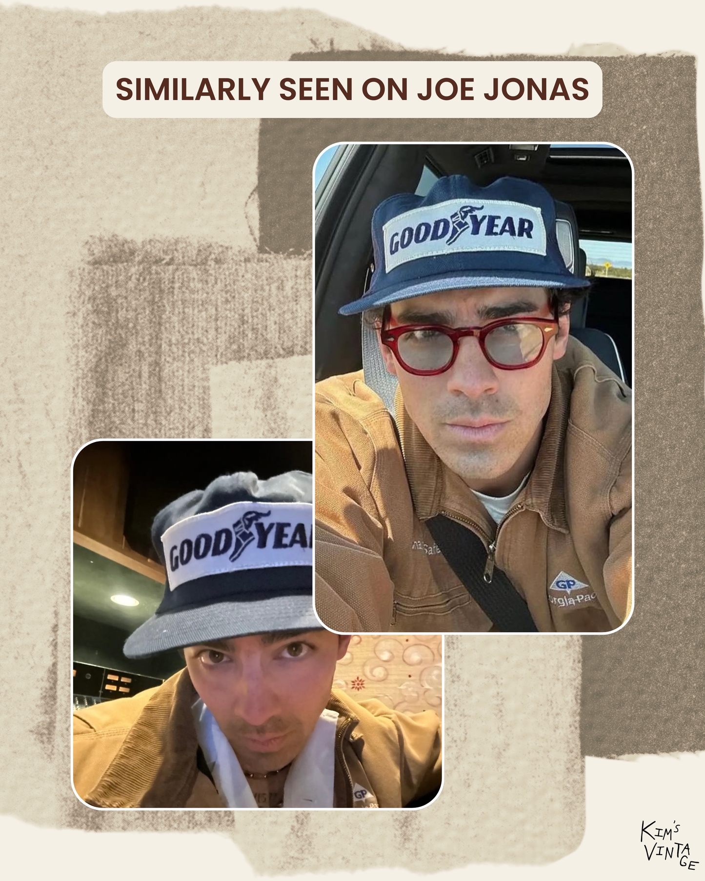VTG 80s ‘Goodyear’ Logo Snapback Hat