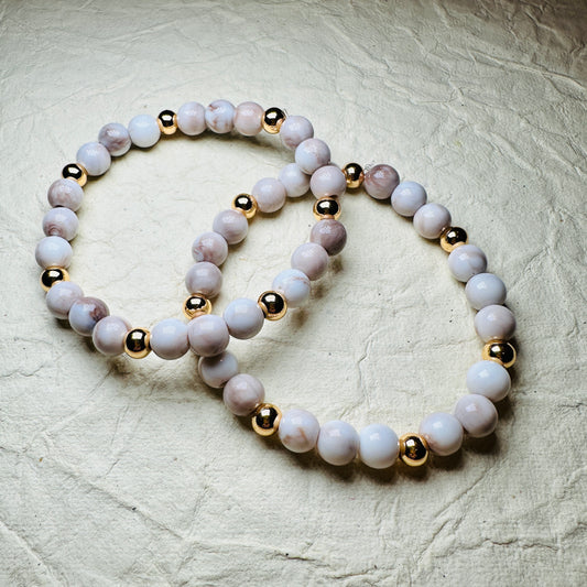 Marbleized Latte Bracelet