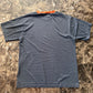 VTG 00’s Simply for Sports Gray and Orange Ringer Tee (S)