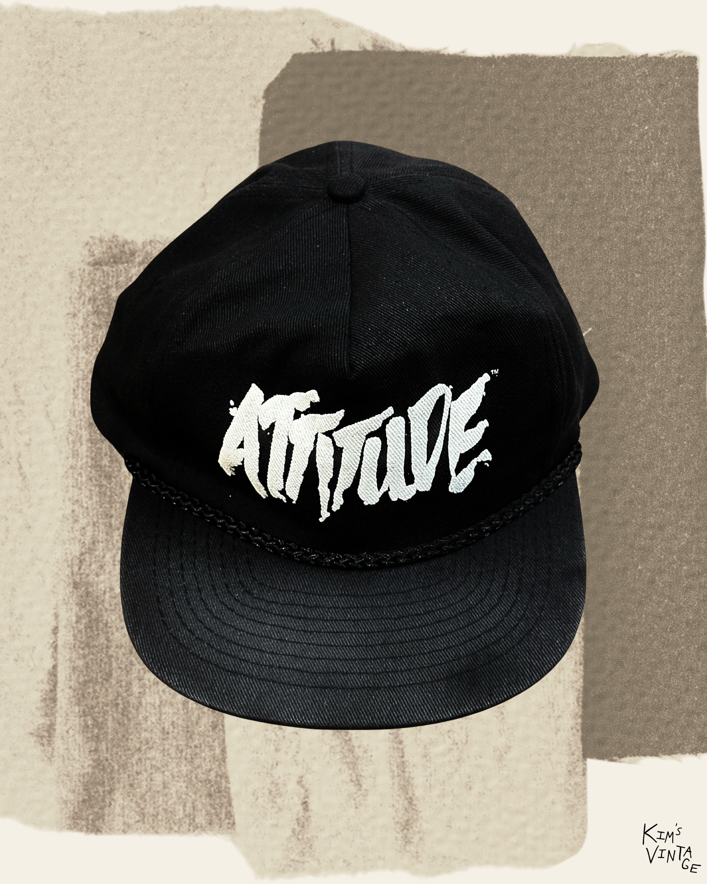 VTG 80/90s ‘Attitude’ Chicago Sun Times Square Snapback Hat