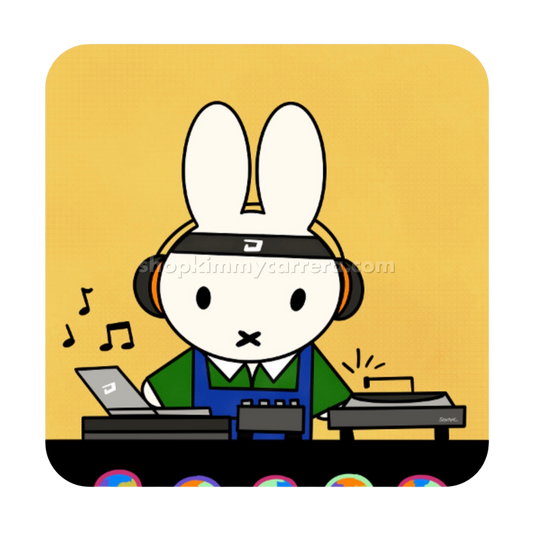 DJ Miffy Sticker