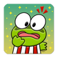 Scared Keroppi Sticker