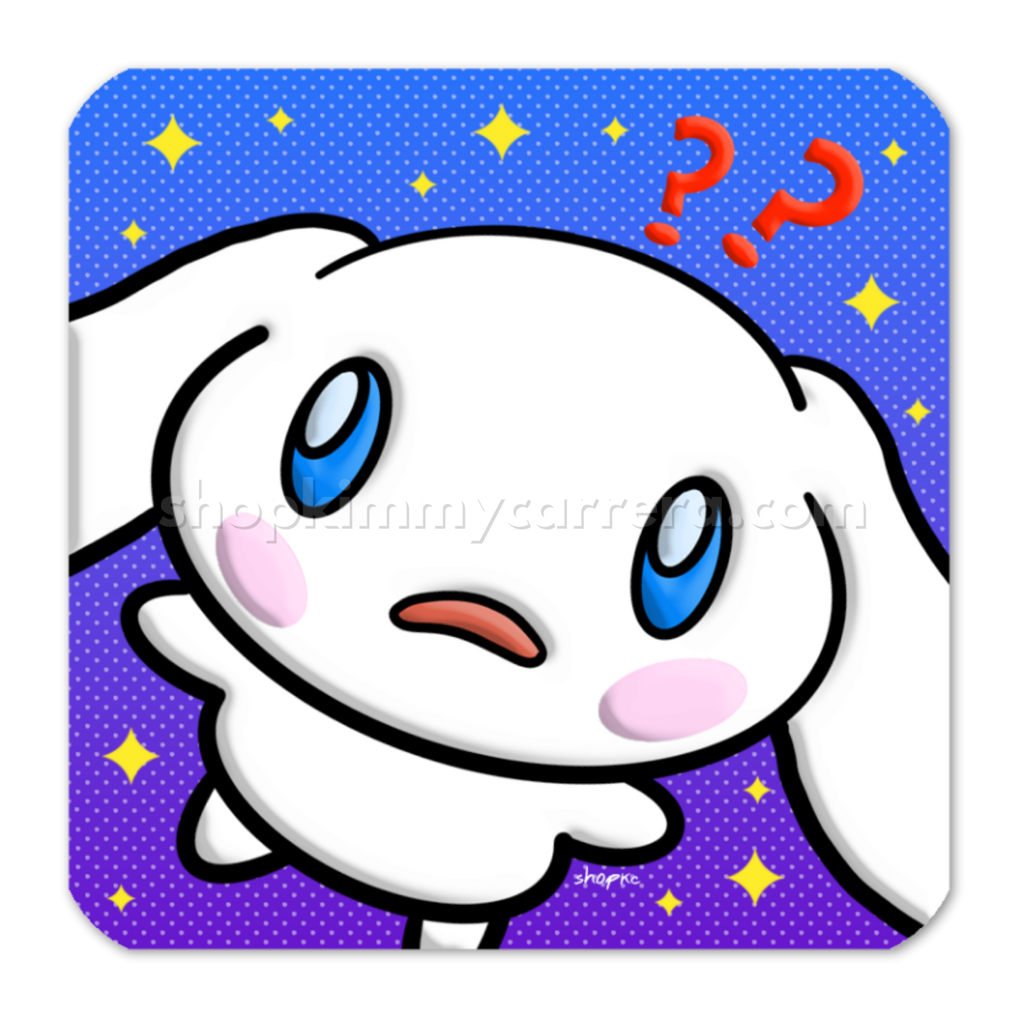 Confused Cinnamoroll Sticker