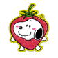 Strawberry Dog Sticker