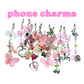 Pink Phone Charms
