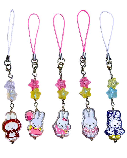 Mini Miffy Phone Charm