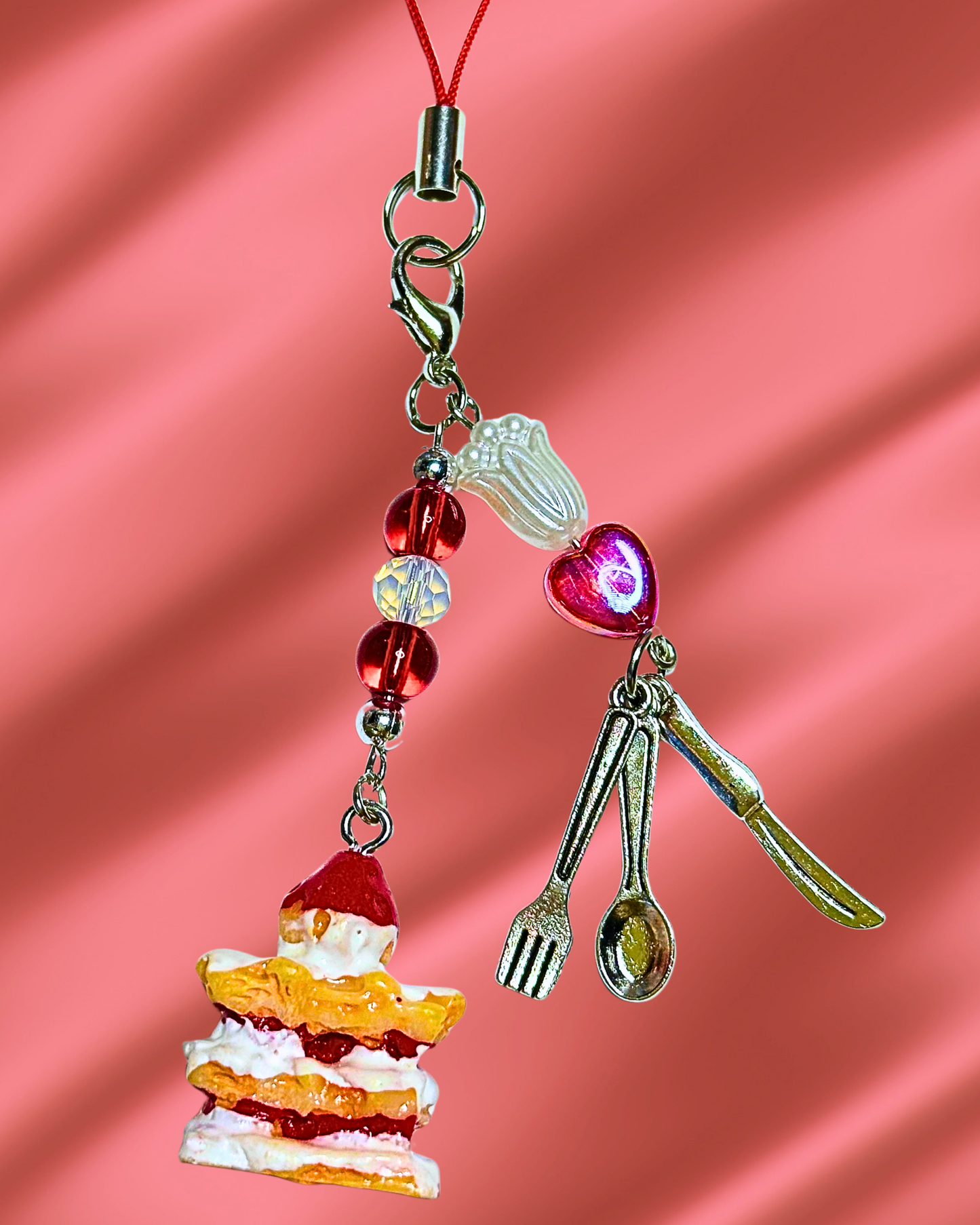 Let Us Have Cake Phone Charm