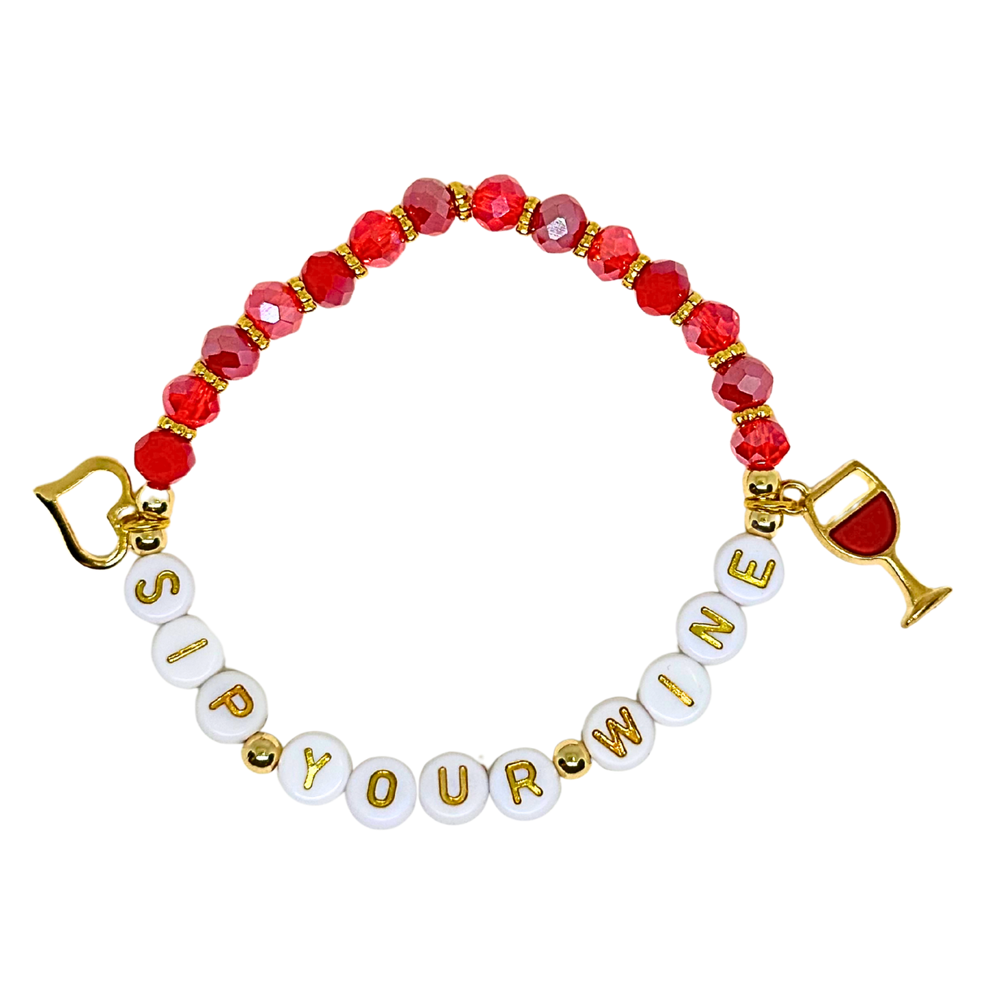 Sip Your Wine Bracelet