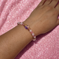 Iridescent Flower Pink Bracelet