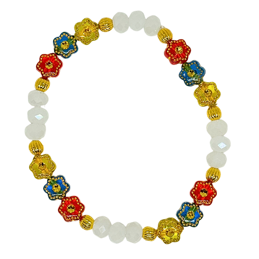 Parol Holiday Flowers Bracelet