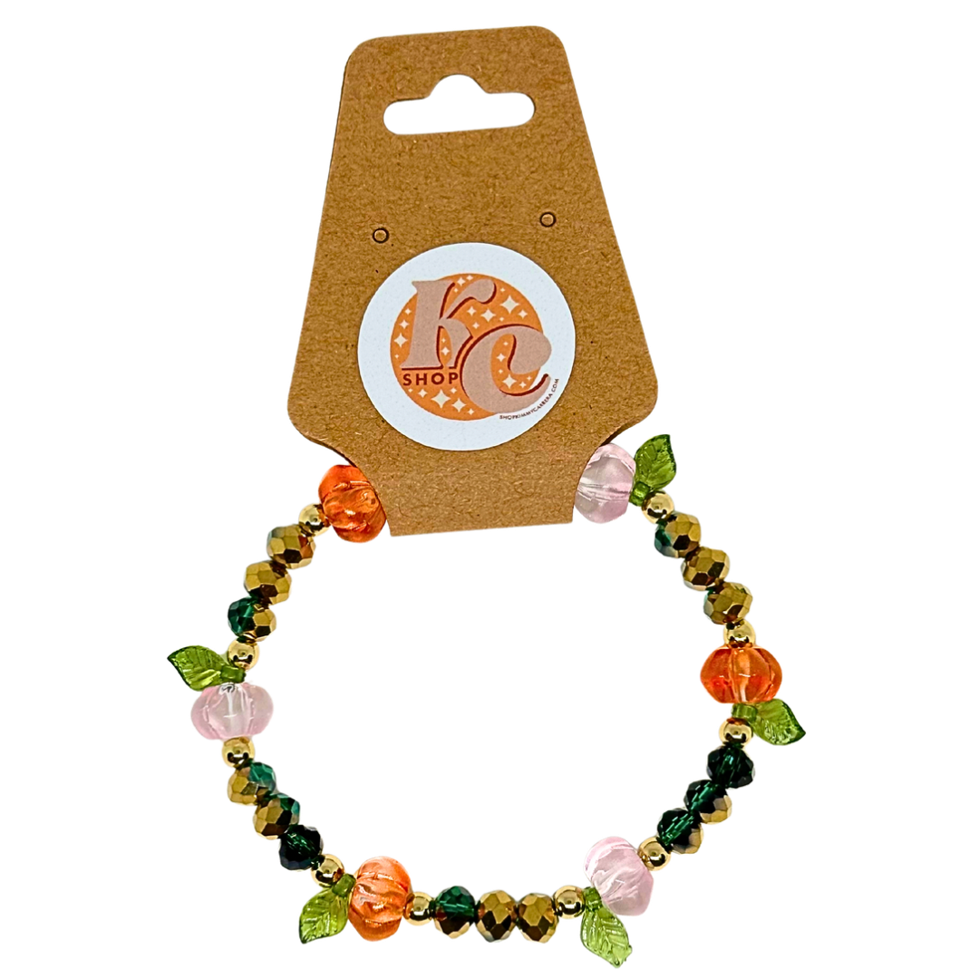 Fall Pumpkin Bracelet