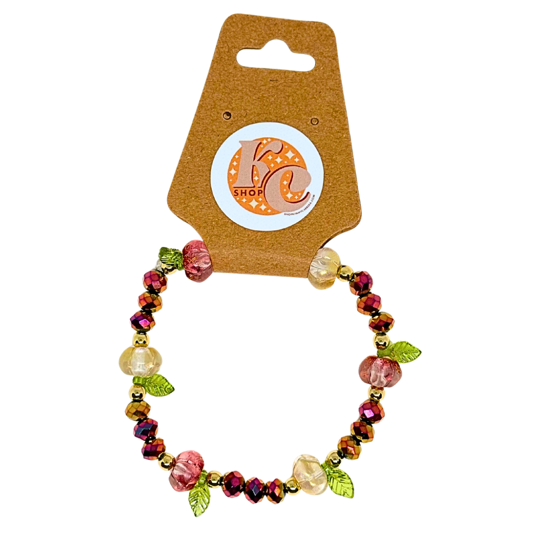 Fall Pumpkin Bracelet