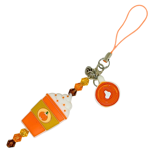 Pumpkin Spice Lattes Phone Charm