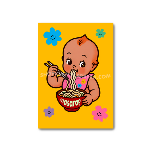 Masarap Noodles Art Print