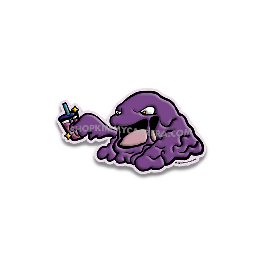 Muk Loves Boba Sticker