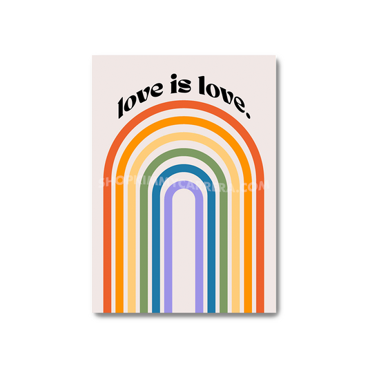 Love Is Love V1 Art Print