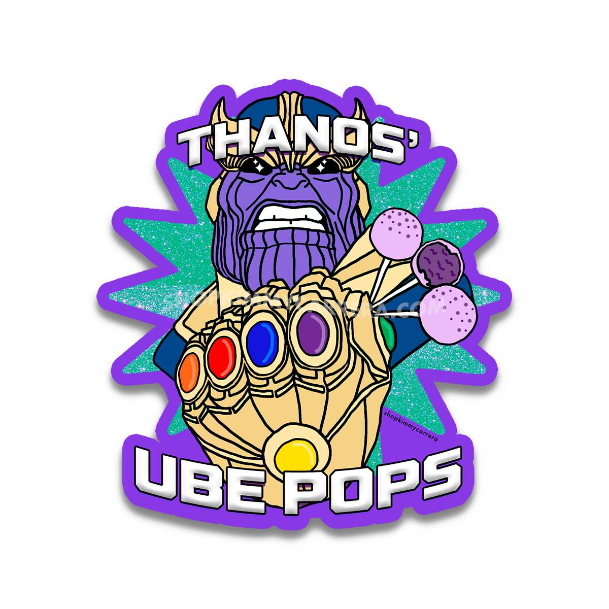 Thanos’ Ube Pops Sticker