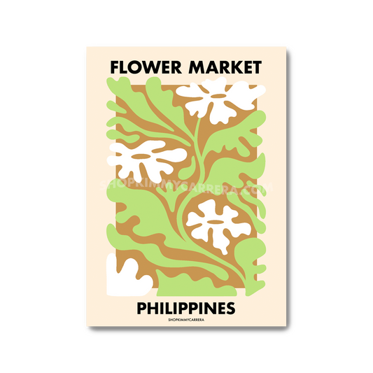 Philippines Flower Market Art Print