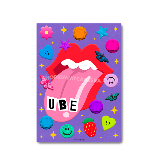 Ube Tongue Art Print