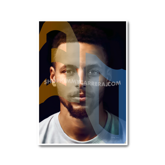 Steph Curry '30' Art Print