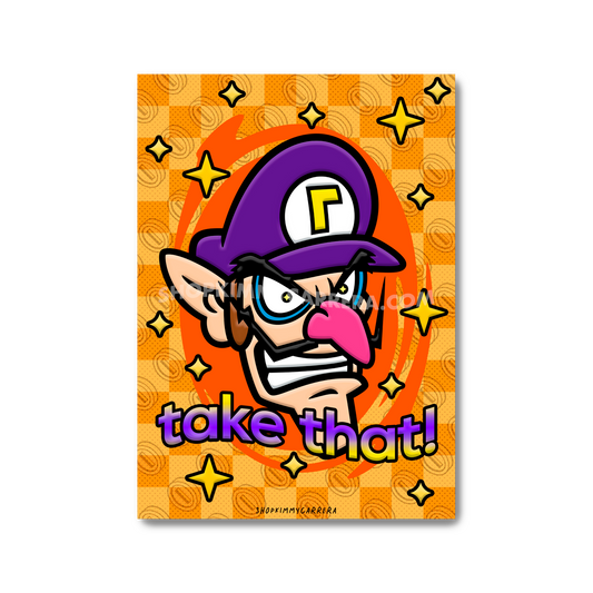 Waluigi Art Print