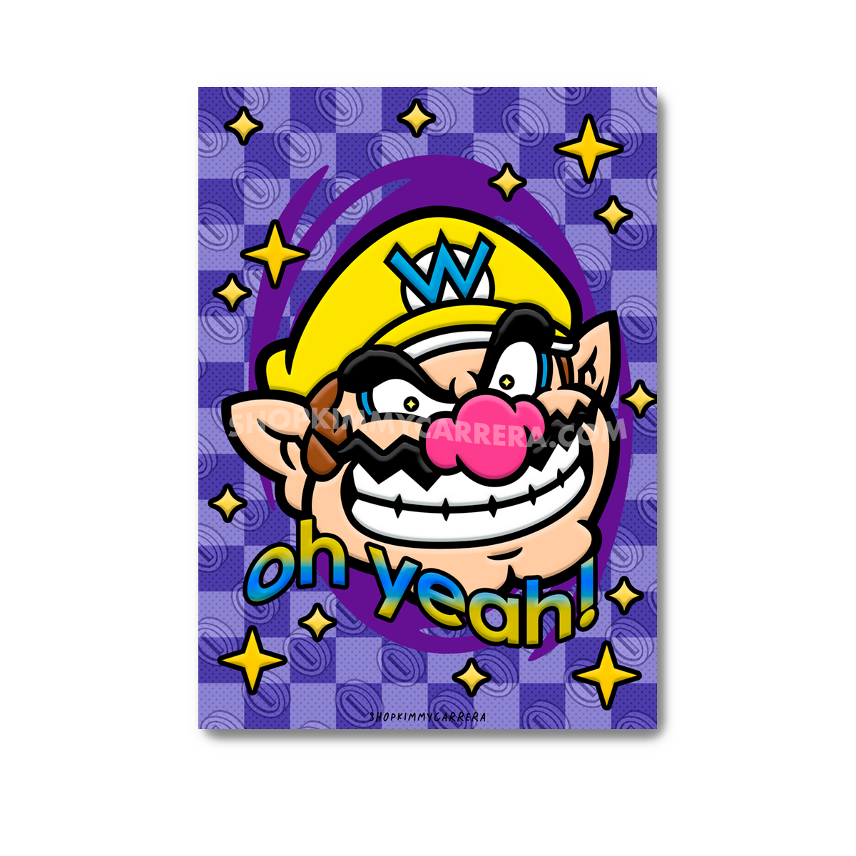 Wario Art Print